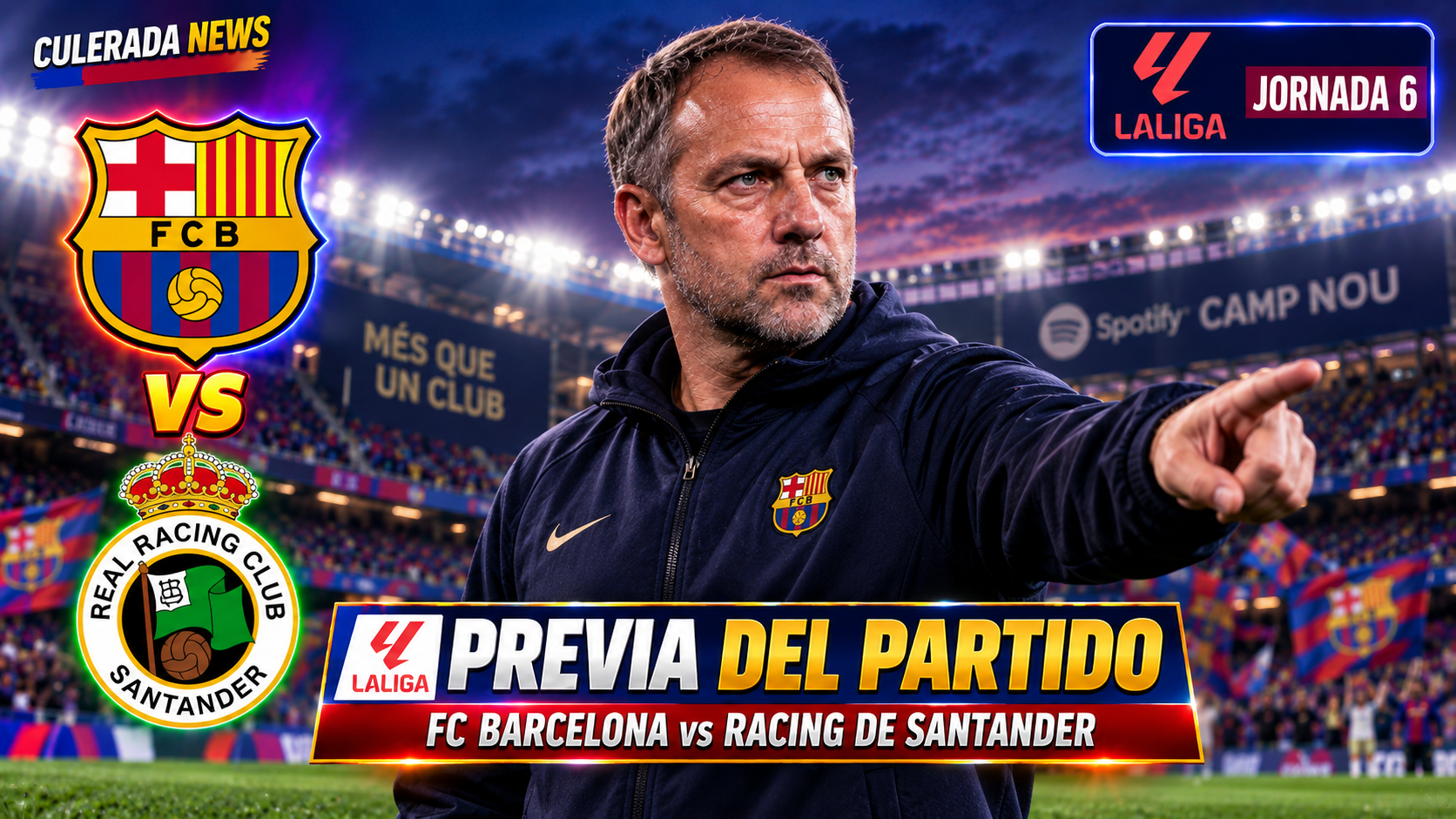 Previa FC Barcelona vs Racing Santander: ¿Jugará Hamza contra Yassir Zabiri en el duelo de talentos?